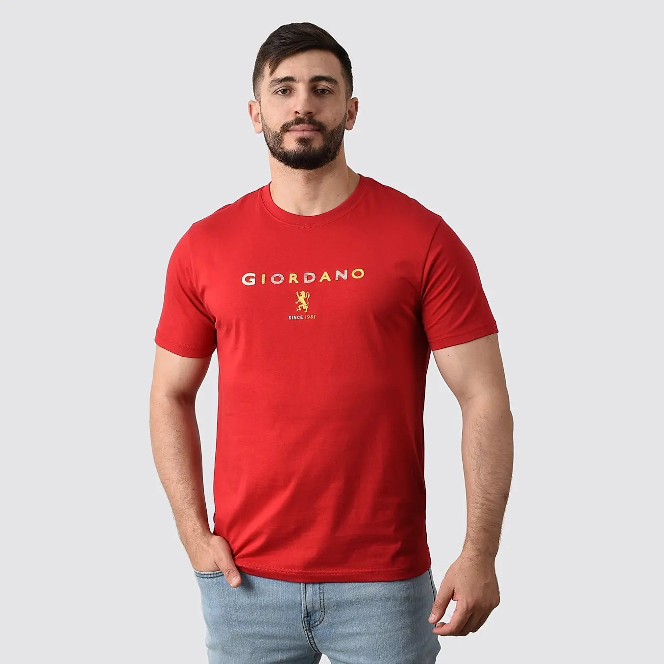 Giordano Logo Printed Tee