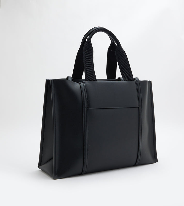 Charles & Keith SHALIA Logo Detail Tote Bag