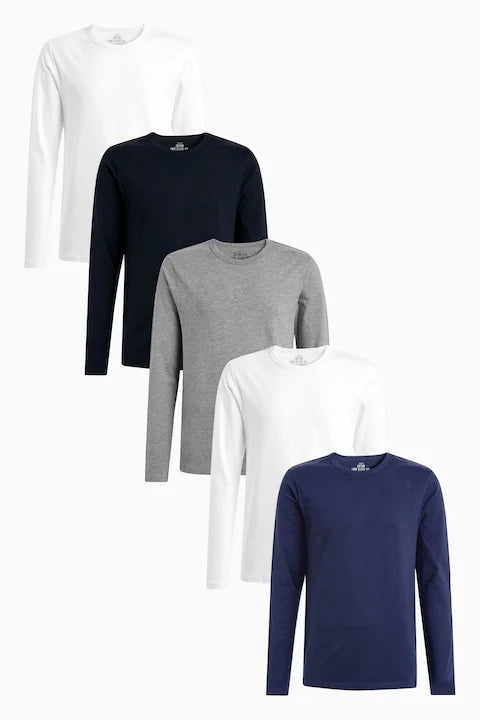 Next Multi Pack Long Sleeve T-Shirts