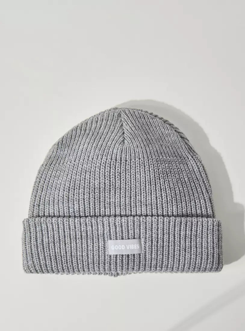 Max Plain Beanie Cap with Applique