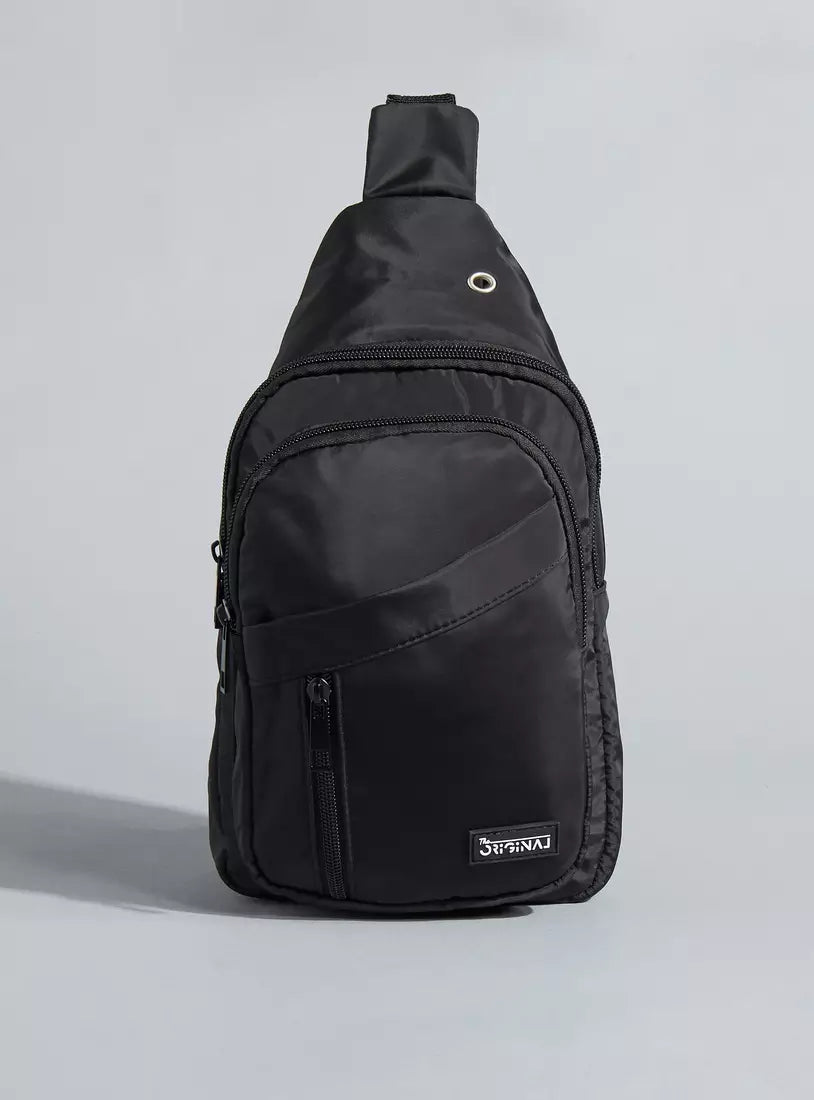 Max Applique Detail Sling Backpack with Adjustable Strap