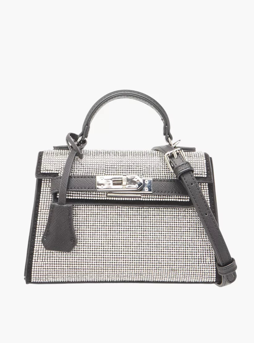 Flora Bella Embellished Satchel Bag with Detachable Strap