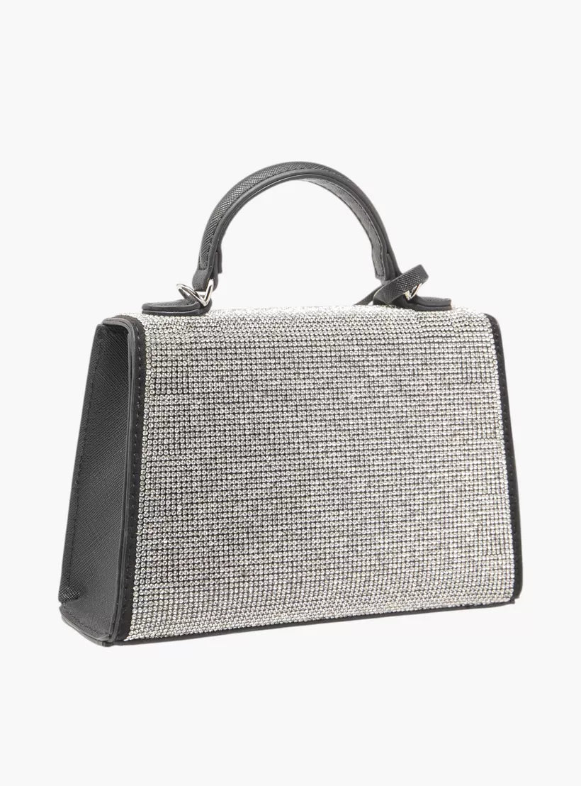Flora Bella Embellished Satchel Bag with Detachable Strap
