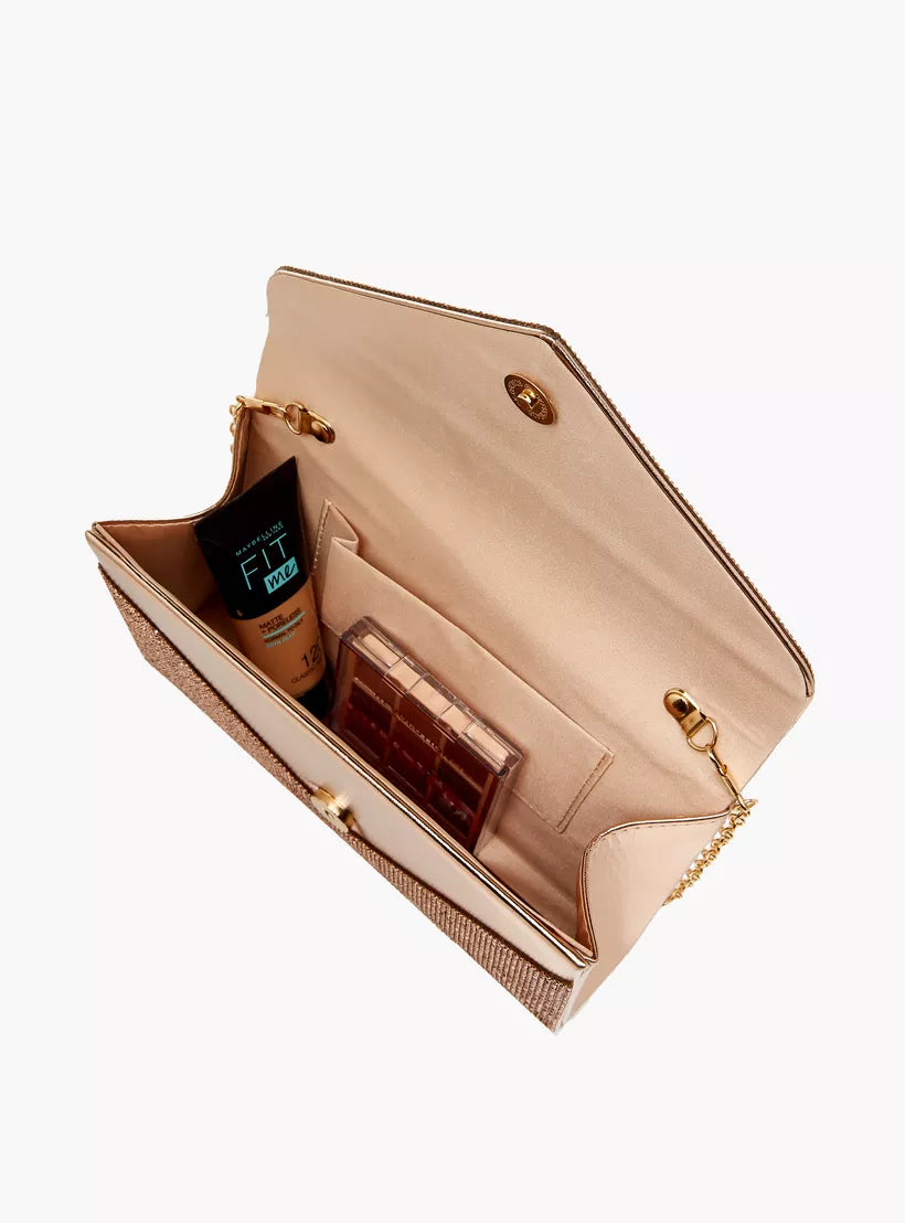 Flora Bella Sasha Studded Clutch with Chain Strap