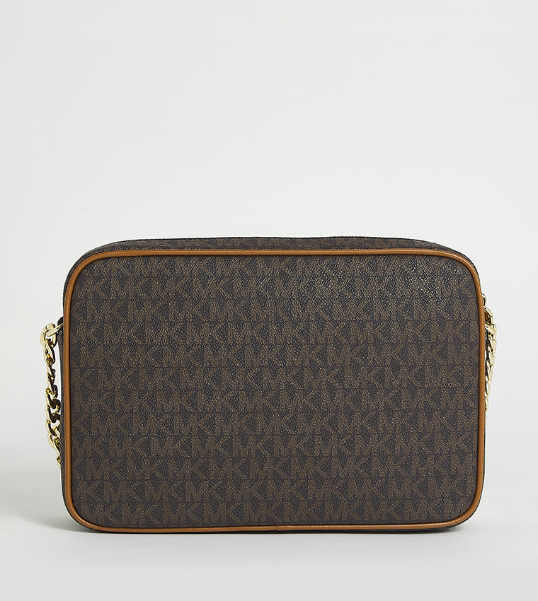 Michael Kors Monogram Patterned Camera Bag