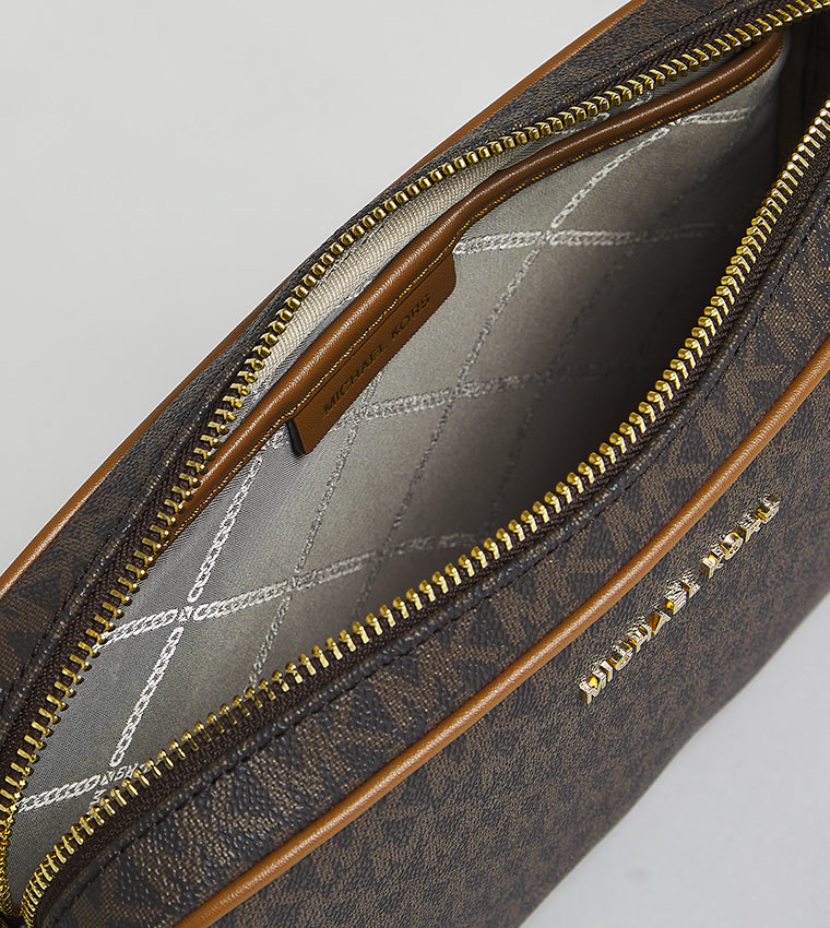 Michael Kors Monogram Patterned Camera Bag