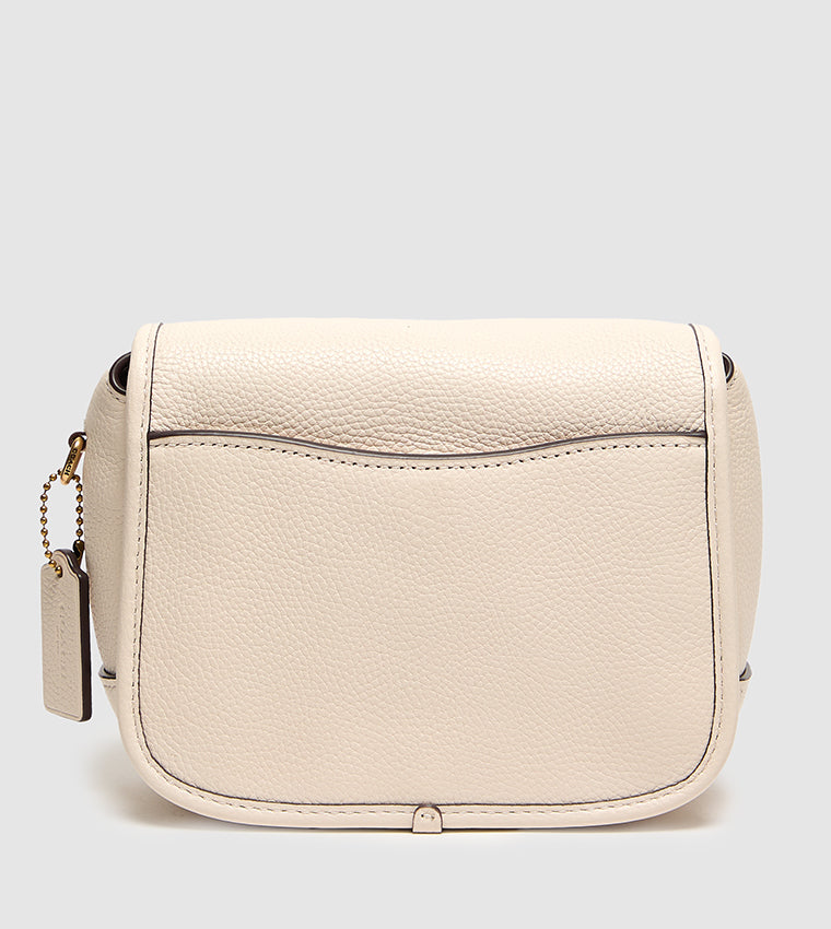 Coach Textured Flap Crossbody Bag