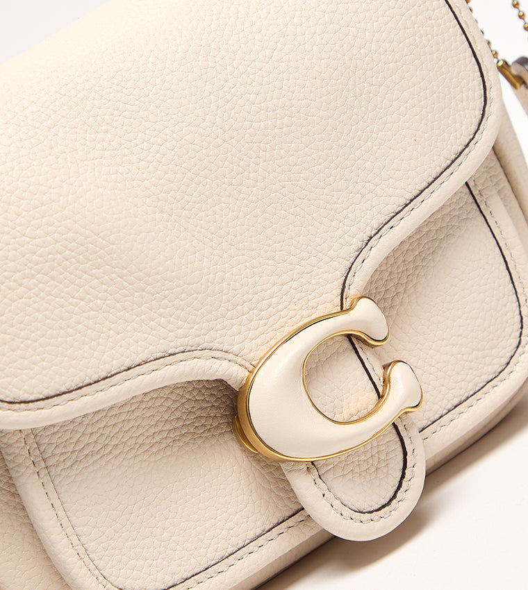 Coach Textured Flap Crossbody Bag