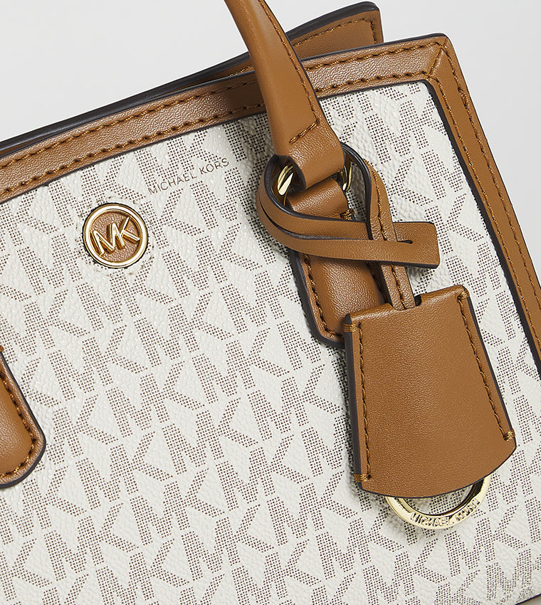 Michael Kors Monogram Patterned Handheld Bag with Sling