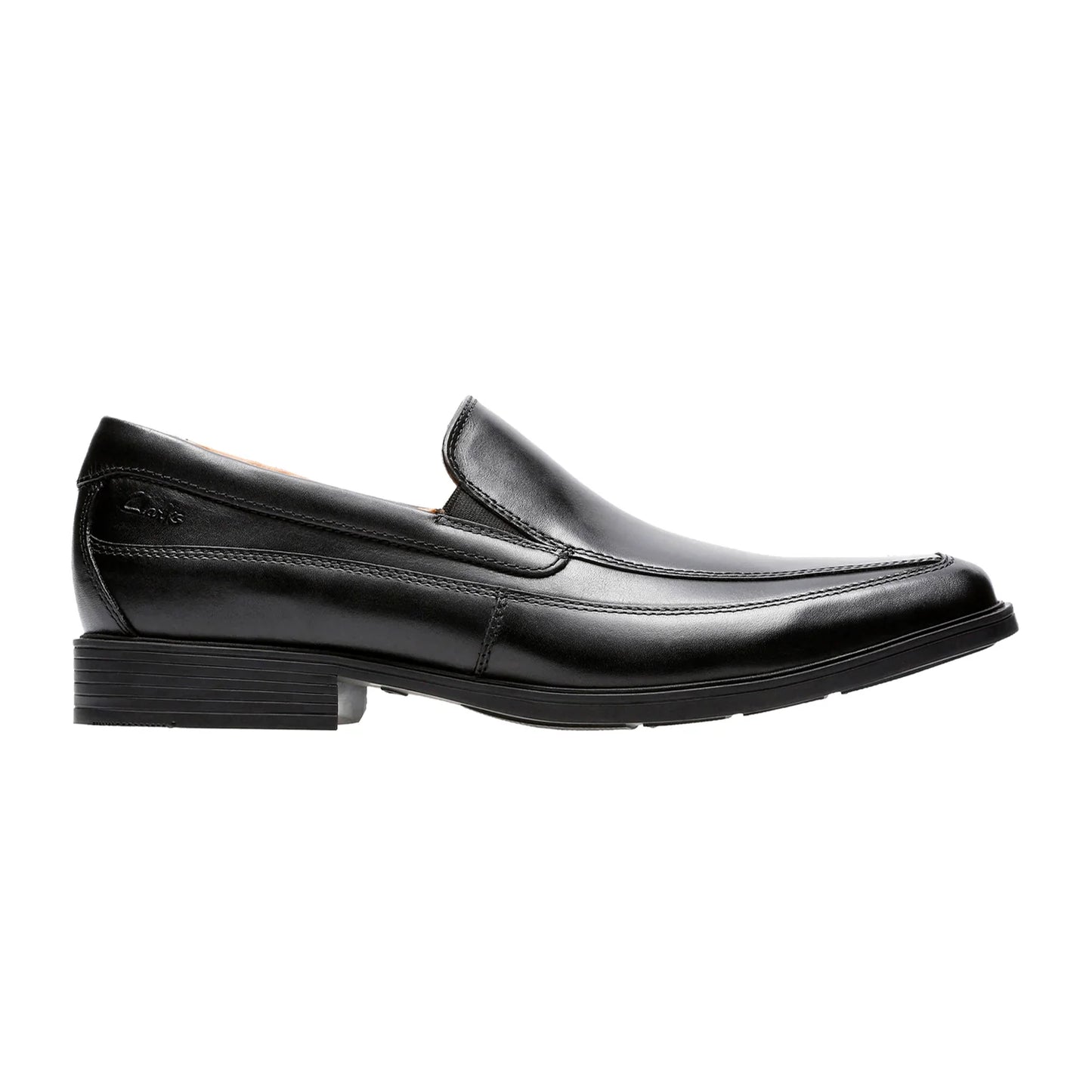 Clarks Men's - Markman Seam Black Leather Shoe