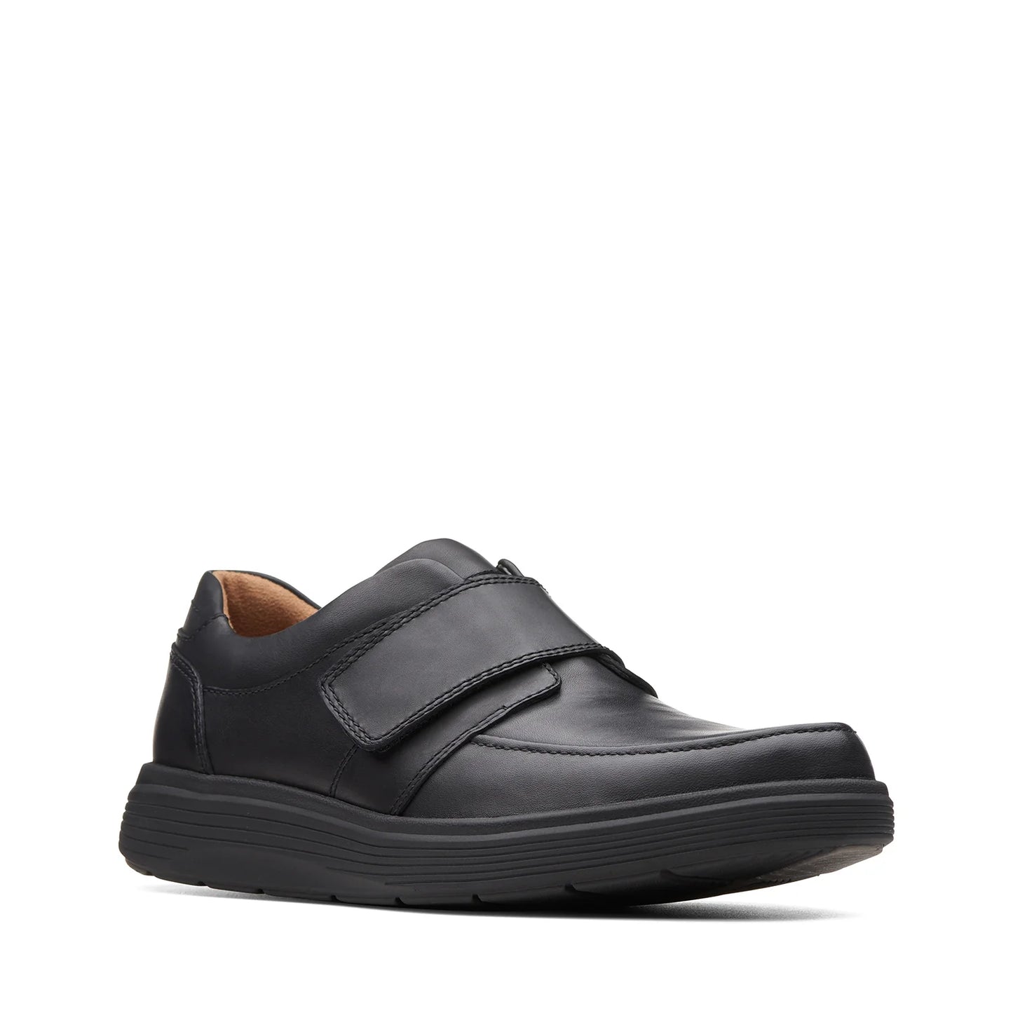 Clarks Mens - Un Abode Strap Black Leather