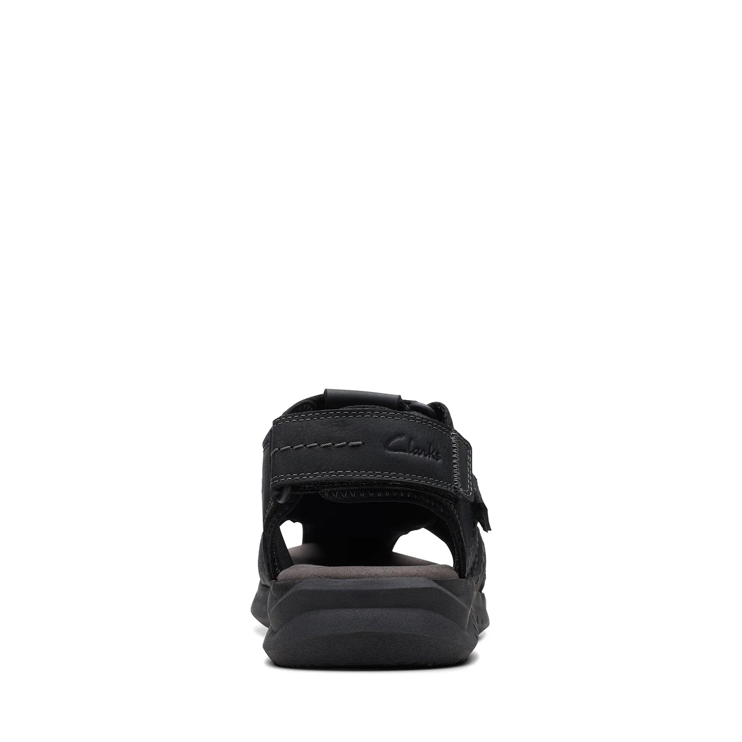 Clarks Mens - Walkford Fish Black Tumbled