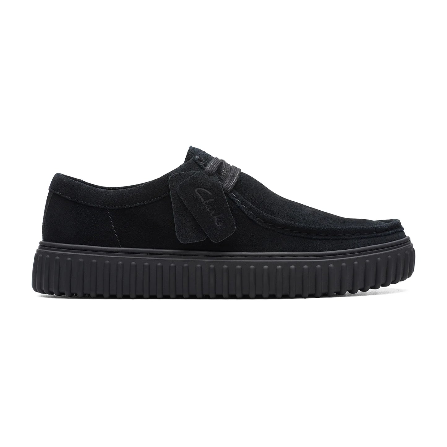 Clarks Mens - Torhill Lo Black Suede