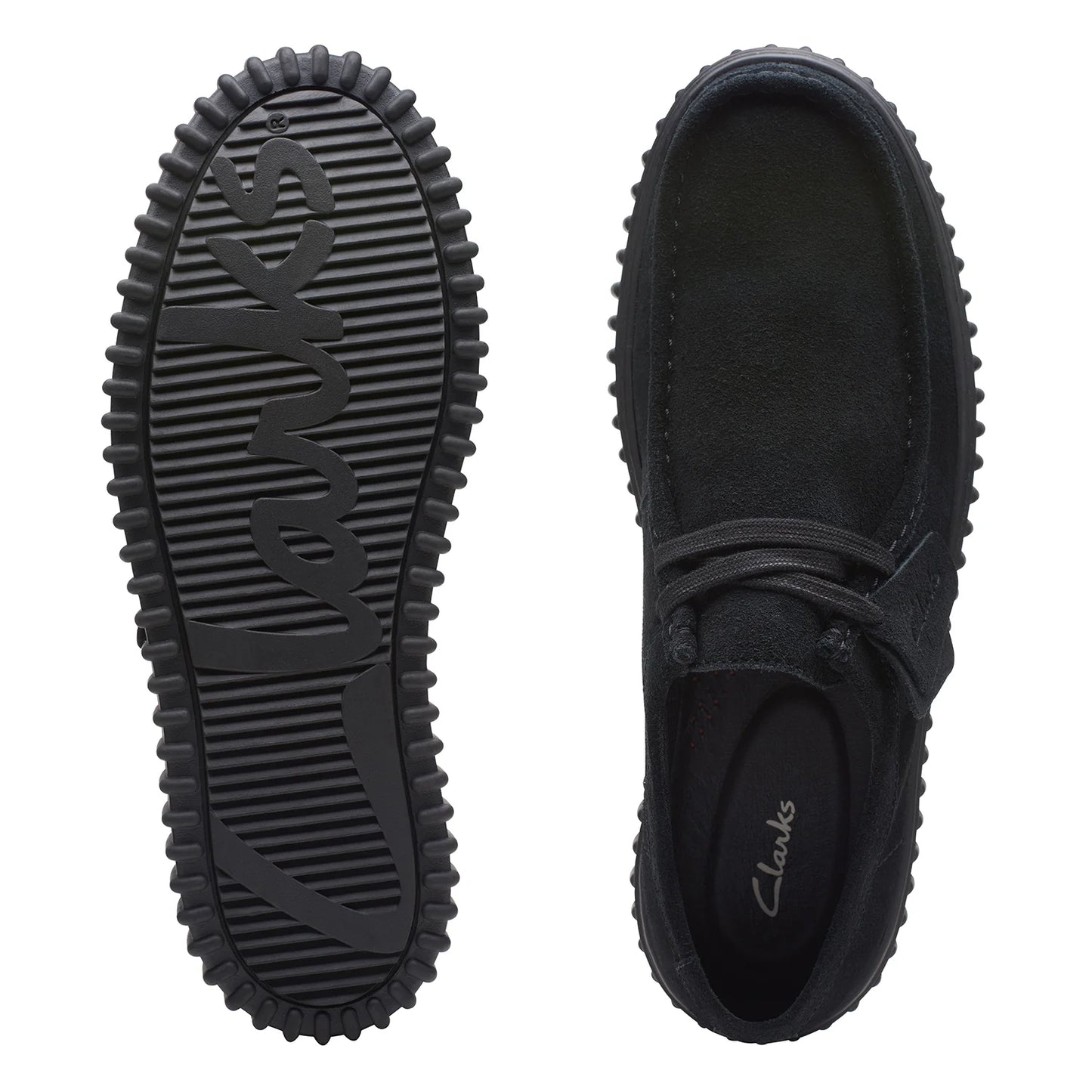 Clarks Mens - Torhill Lo Black Suede