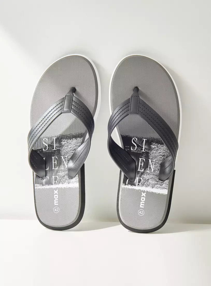 Max Printed Thong Slippers