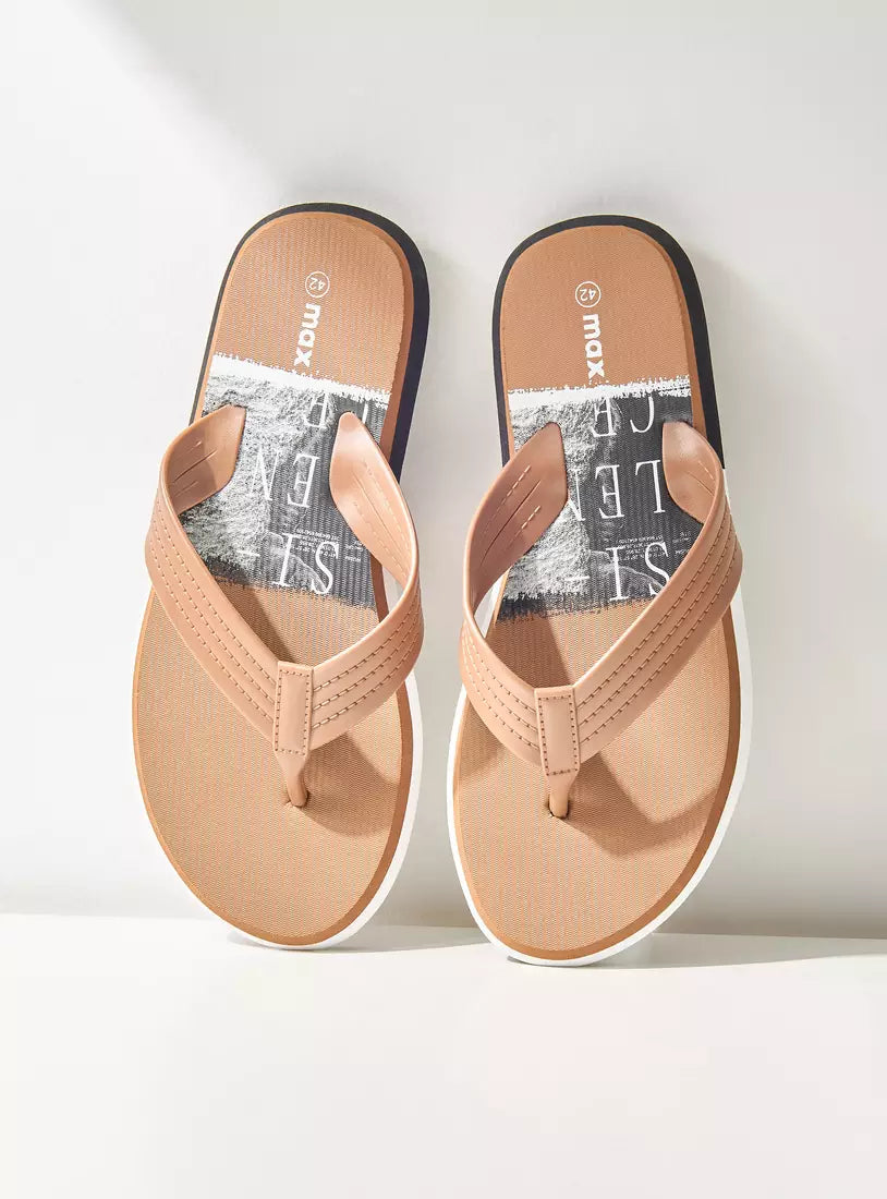 Max Printed Thong Slippers