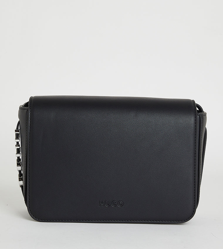 Hugo MEL Logo Metal Crossbody Bag
