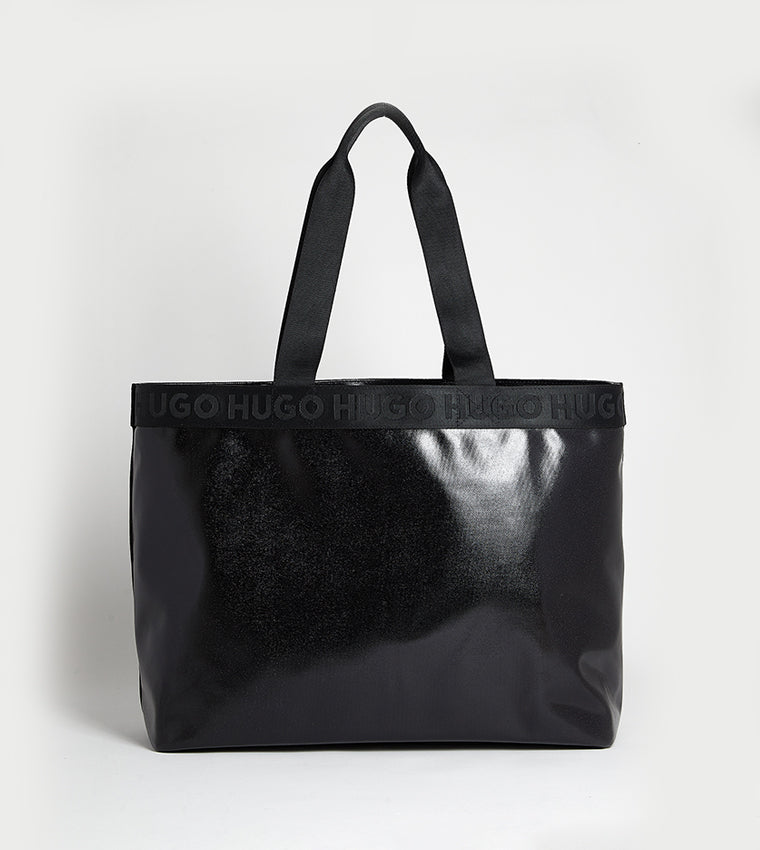 Hugo Logo Printed Tote Bag