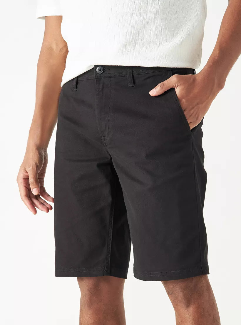 Splash Solid Chino Shorts