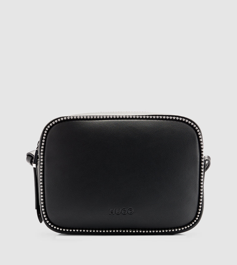 Hugo Beaded Trim Crossbody Bag