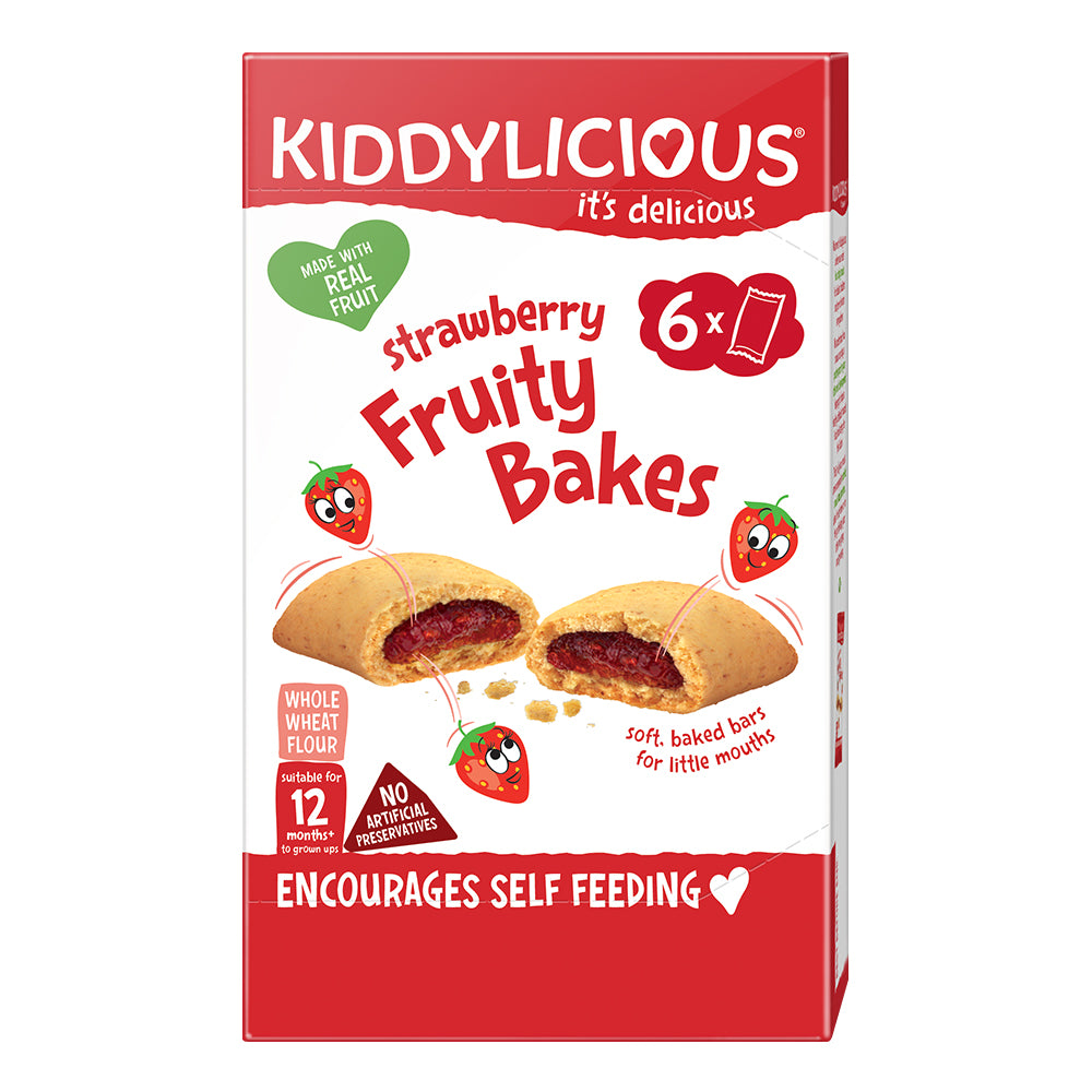 Kiddylicious Strawberry Fruity Bakes 132g