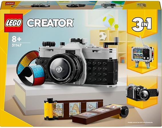 LEGO Creator 3in1 Retro Camera Toy to Video Camera to TV Set