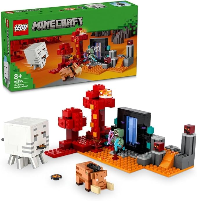 LEGO Minecraft The Nether Portal Ambush Adventure Set