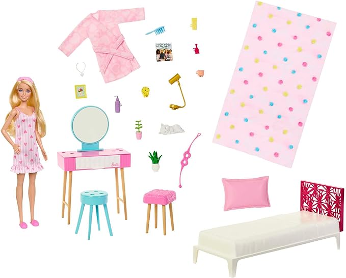 Barbie Doll and Bedroom Playset