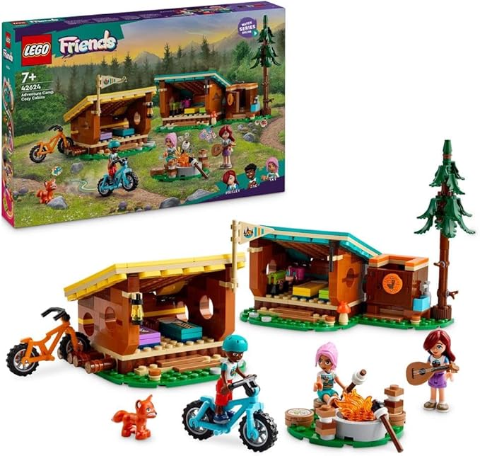 LEGO Friends Adventure Camp Cosy Cabins Camping Toy Set