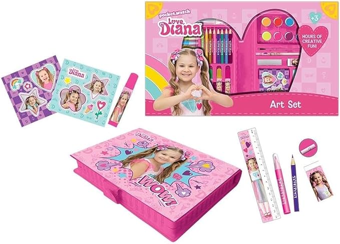 Love Diana 52 Pieces Art Set