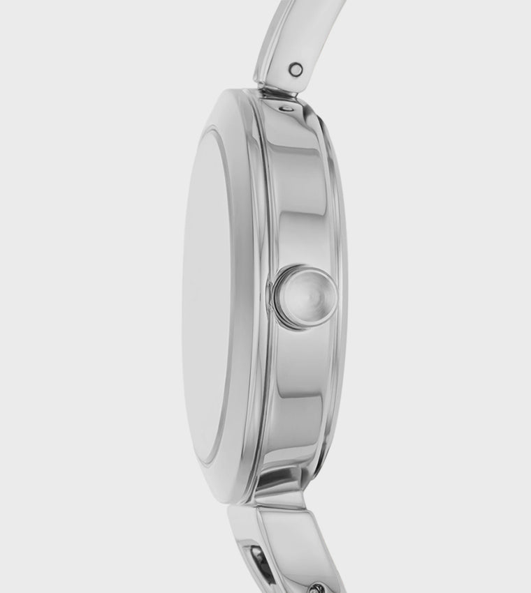 Dkny UPTOWN D White Dial Analog Watch