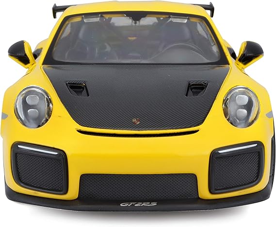 Maisto Porsche 911 GT2 RS Yellow with Carbon Hood 1/24