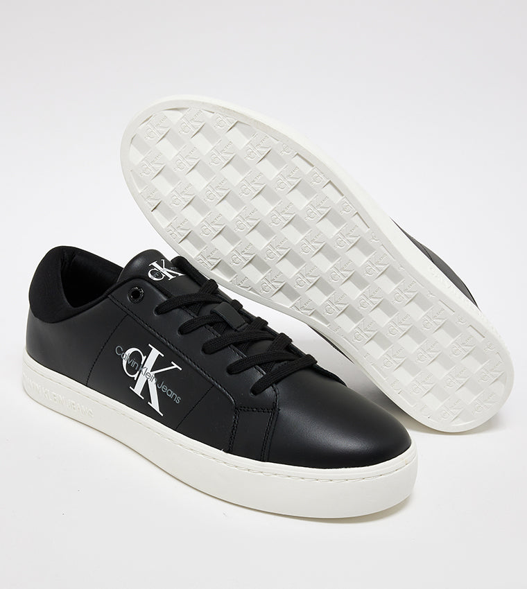 Calvin Klein Logo Printed Lace-Up Sneakers