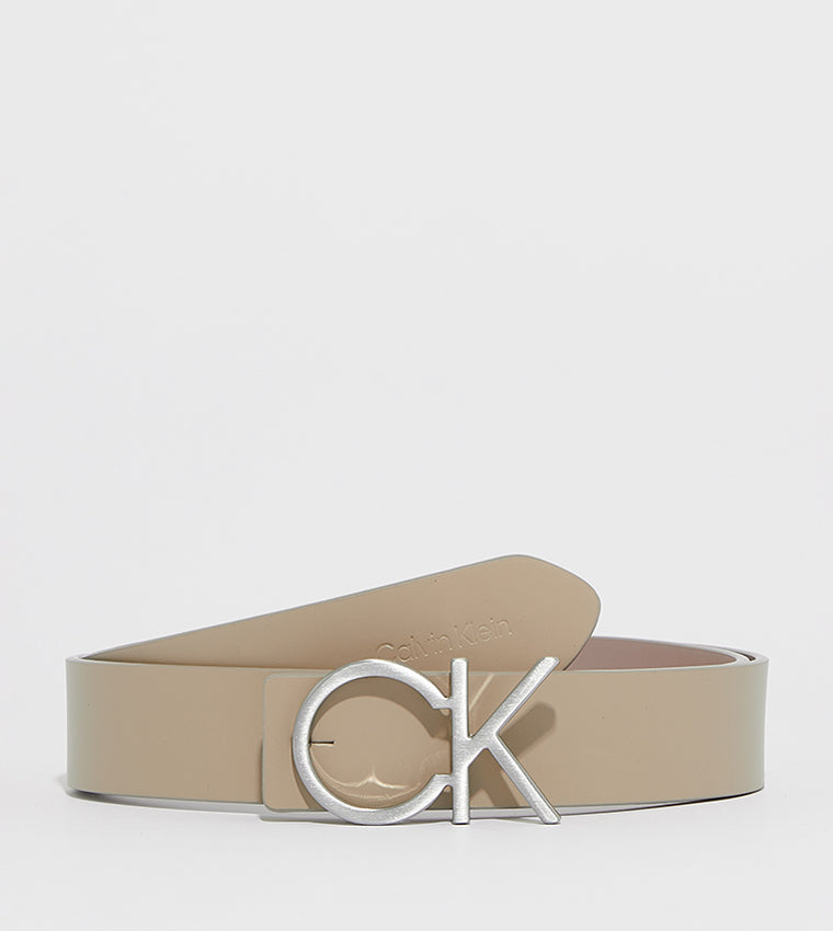 Calvin Klein Re-Lock 30m Leather Belt (Ladies)