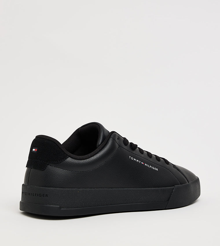 Tommy Hilfiger Lace Up Leather Sneakers