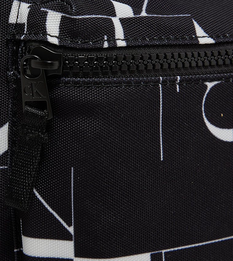 Calvin Klein Monogram Detail Zip Around Backpack