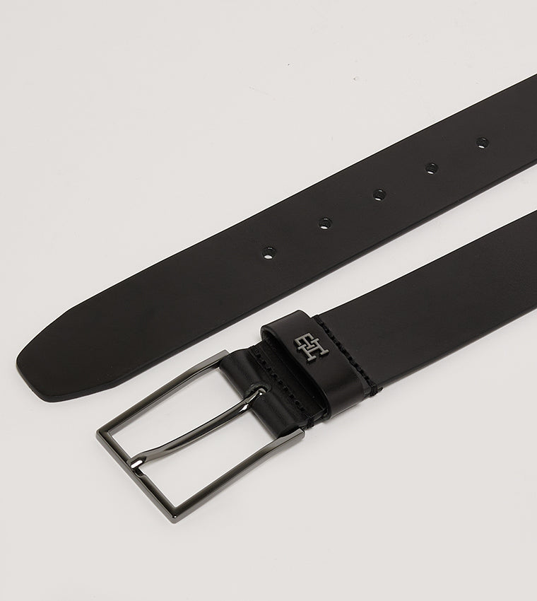 Tommy Hilfiger Monogram Leather Belt (Men's)