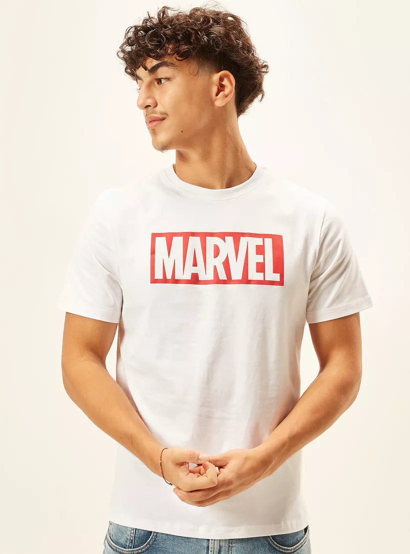 Splash Printed Slim Fit T-shirt