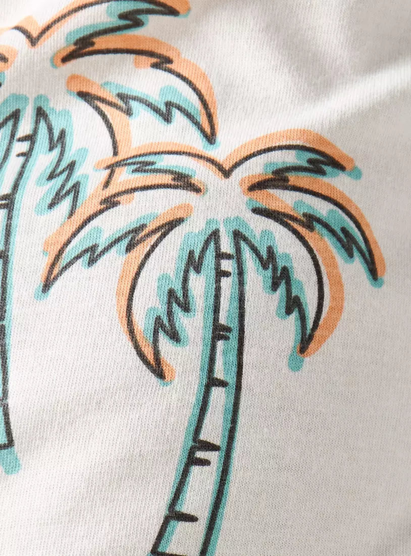 Max All-Over Palm Tree Print T-shirt