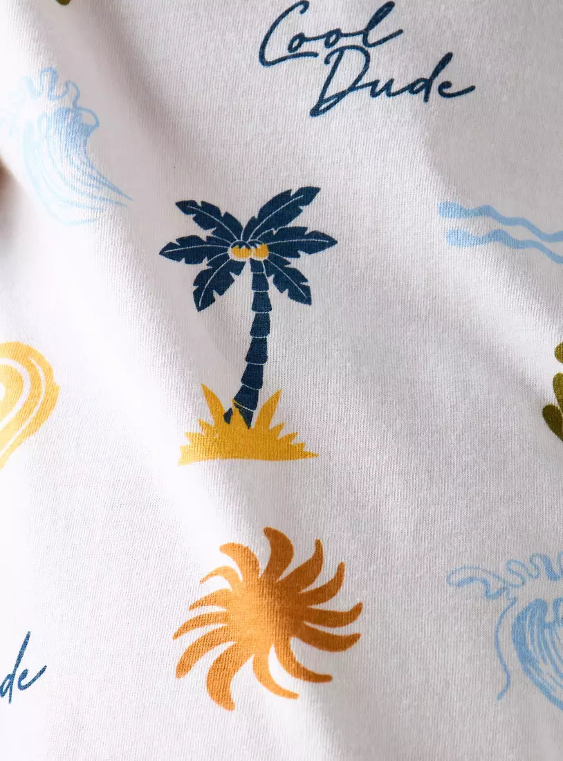 Max All-Over Tropical Print T-shirt