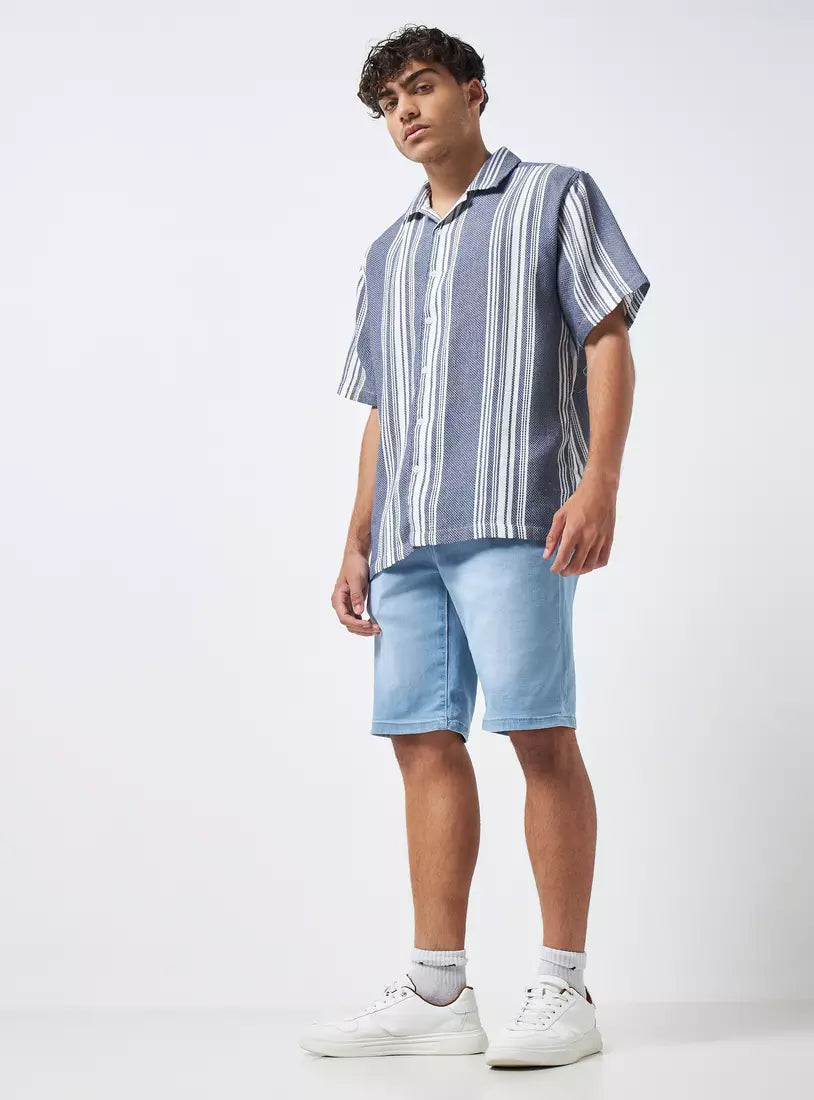Max Pull-On Denim Shorts