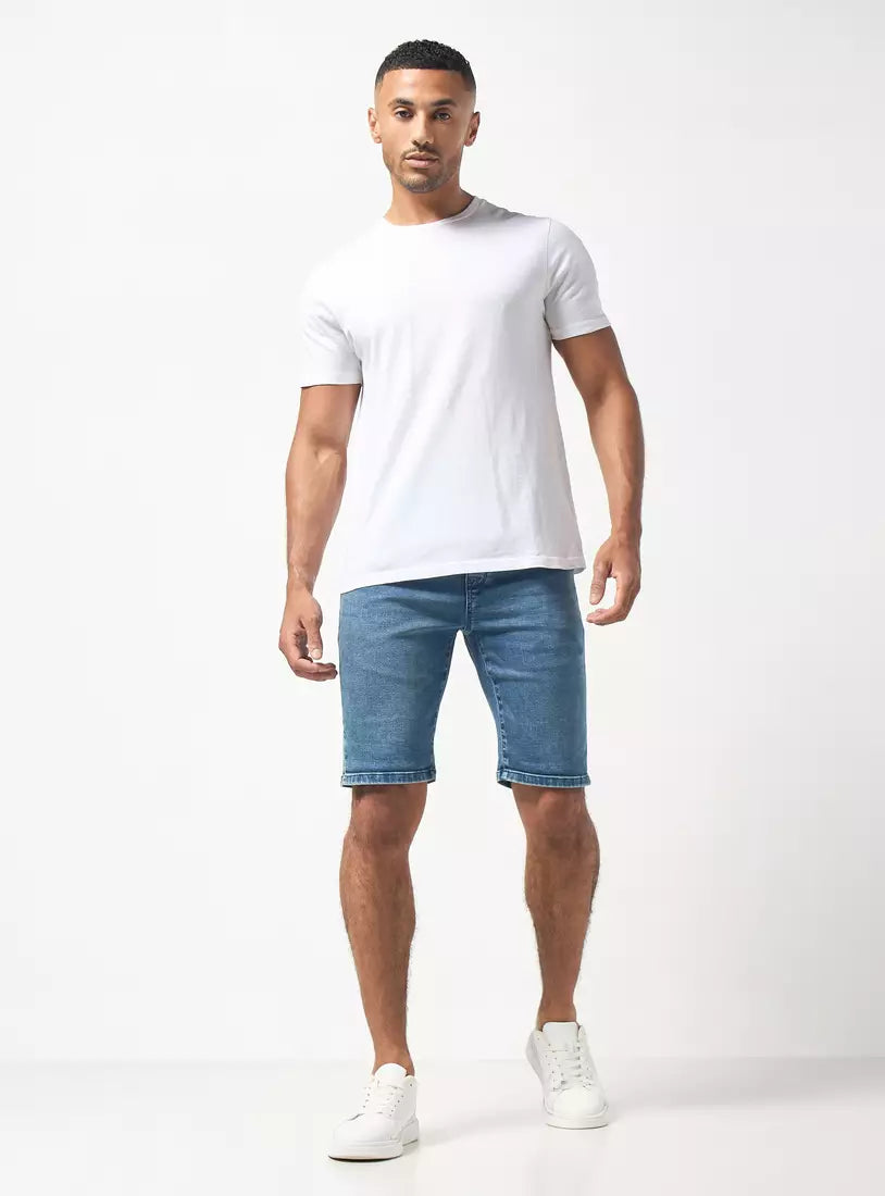 Max Pull-On Denim Shorts