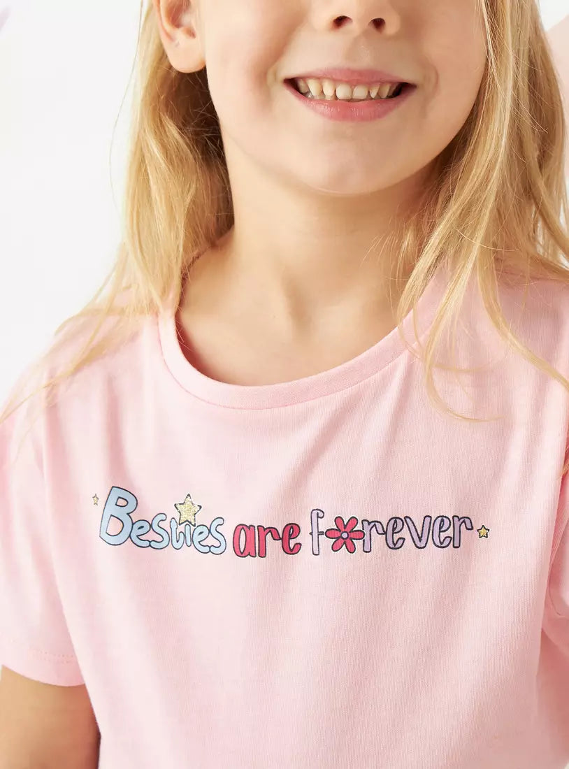Max Slogan Print T-shirt