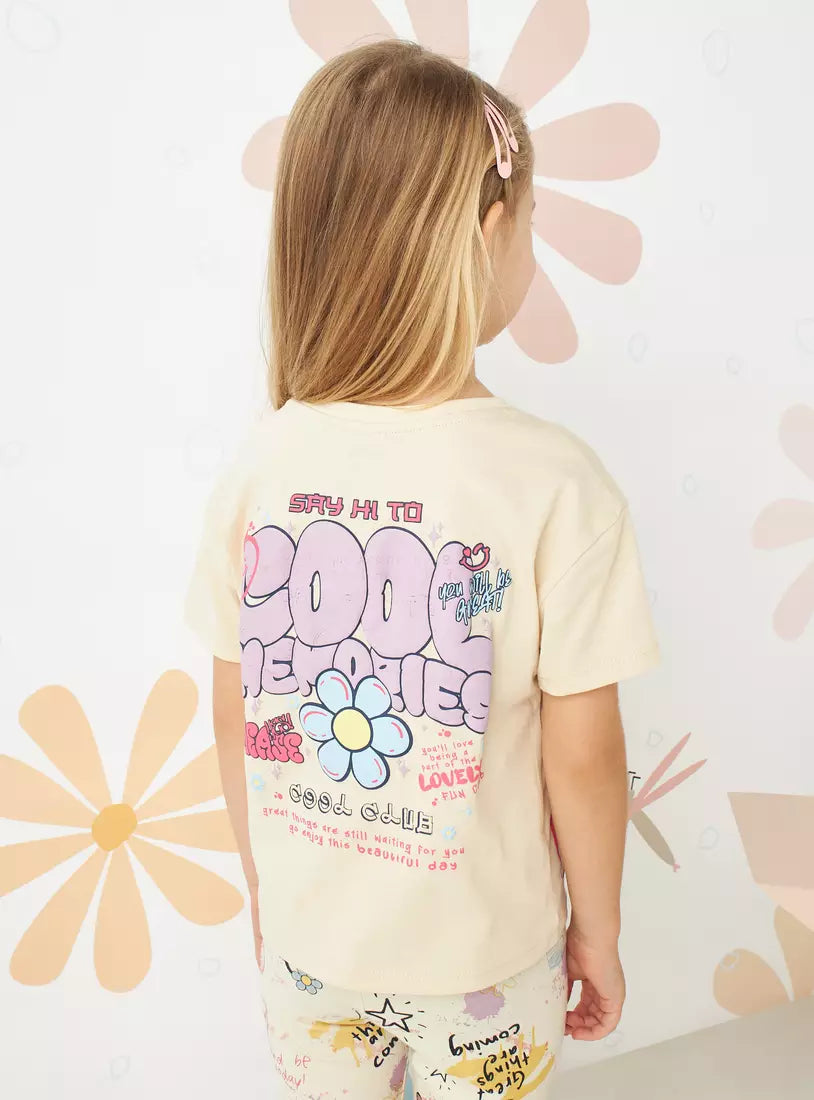 Max Printed T-shirt with Short Sleeves