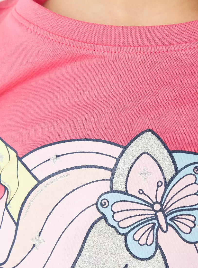 Max Unicorn Print T-shirt