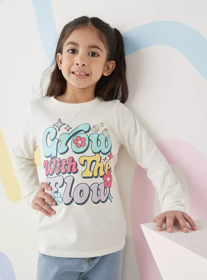 Max Slogan Print T-shirt