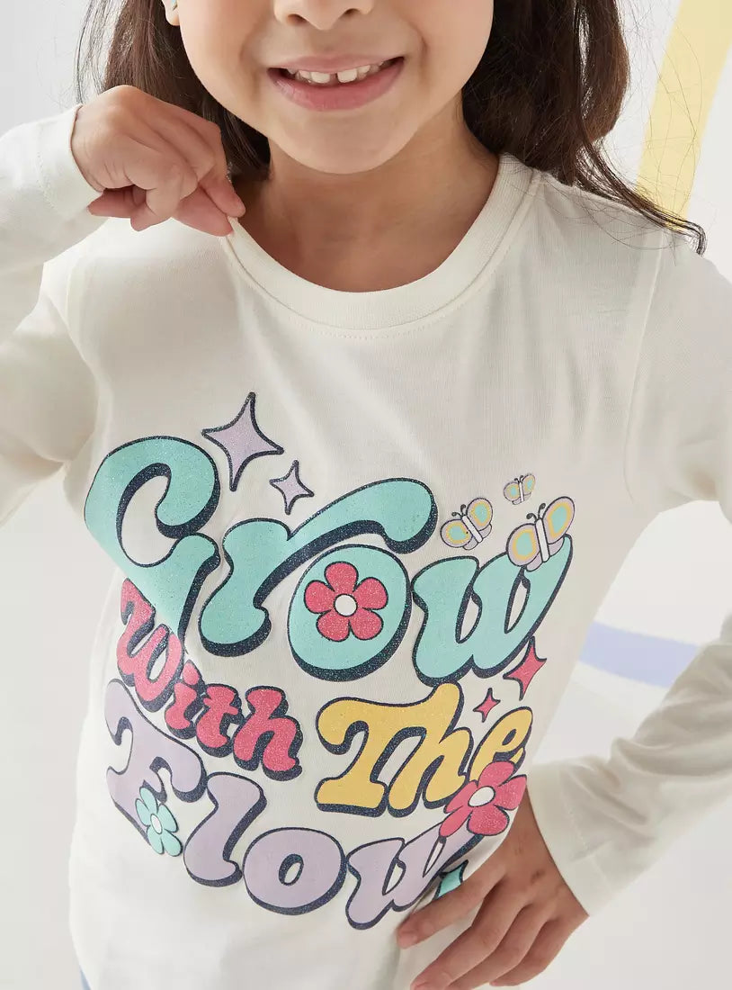 Max Slogan Print T-shirt