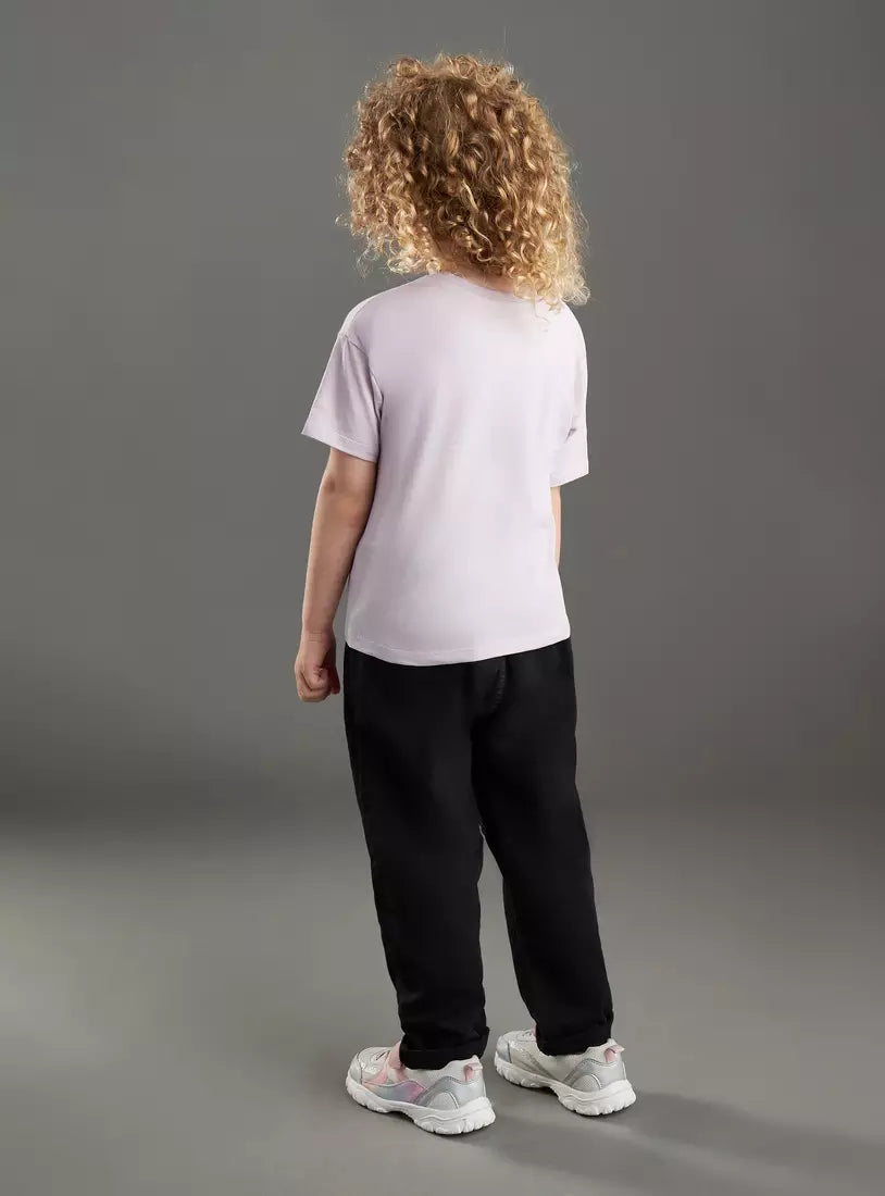 Max Slogan Print Boxy T-shirt