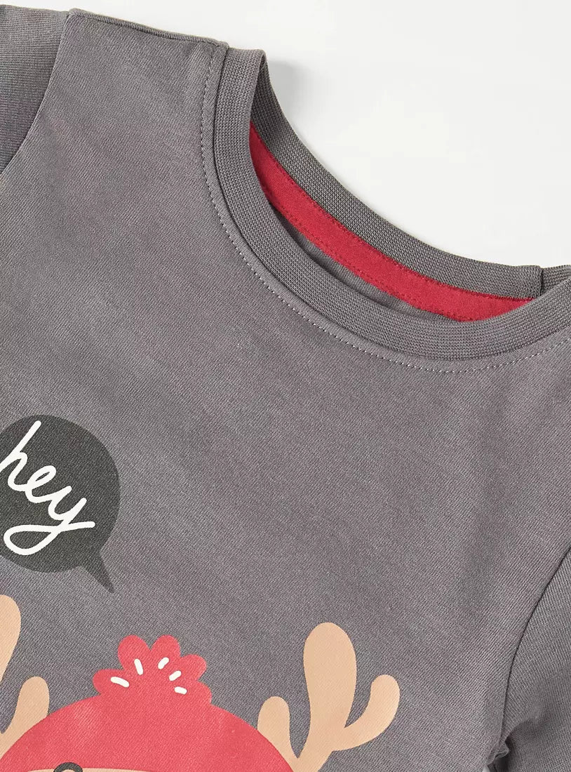 Max Deer Print T-shirt