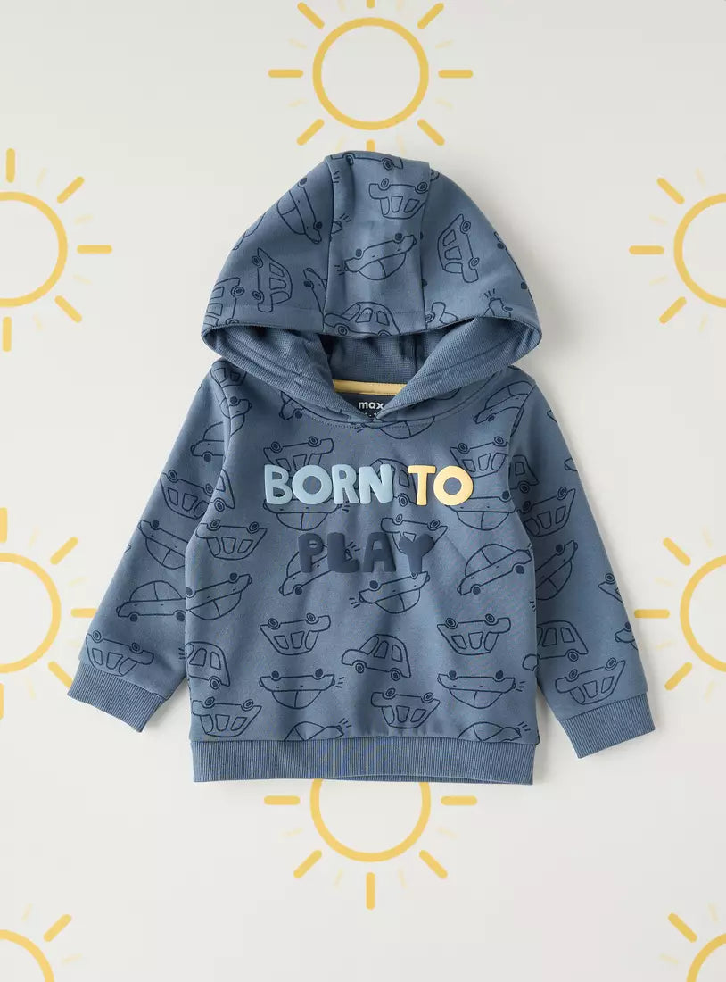 Max All-Over Car Print Hoodie